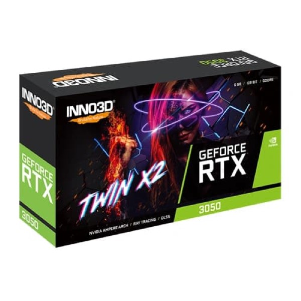 Inno3D RTX 3050 Twin X2 V2 6GB GDDR6 Graphics Card