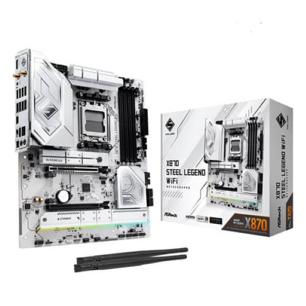 ASRock X870 Steel Legend WiFi AMD AM5 ATX Motherboard