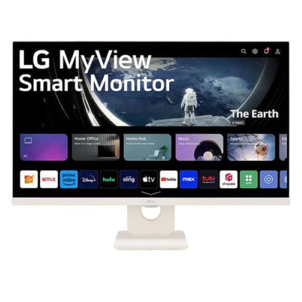 LG 27SR50F-W 27-inch FHD 60Hz IPS Panel Smart Monitor (White)