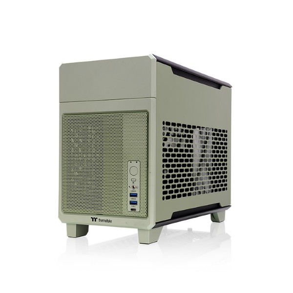 Thermaltake TR100 Matcha Green Mini tower Cabinet (Matcha Green)