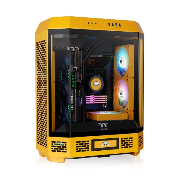 Thermaltake The Tower 600 Bumblebee Edition Mid Tower ATX Cabinet (Yellow)