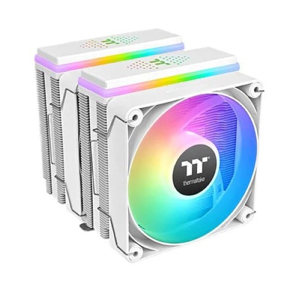 Thermaltake Astria 600 ARGB WH 120mm Dual Tower CPU Air Cooler (white)