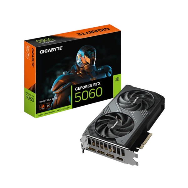 Gigabyte RTX 5060 Windforce OC 8GB GDDR7 Graphics Card
