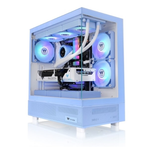 Thermaltake View 270 TG ARGB Hydrangea Blue Mid Tower Chassis E-ATX Tempered Glass Side Panel Gaming Cabinet