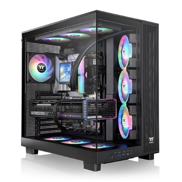 Thermaltake View 380 XL TG ARGB Mid Tower Gaming Cabinet