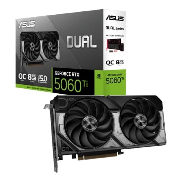 ASUS Dual RTX 5060 Ti OC 8GB GDDR7 Graphics Card