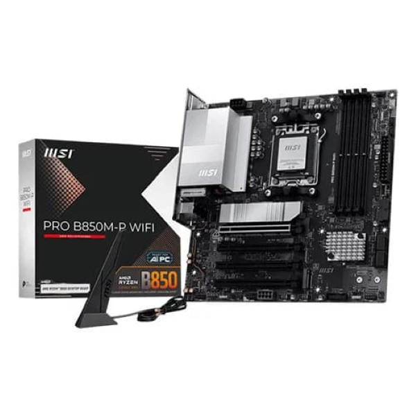 MSI Pro B850M-P WiFi DDR5 AMD AM5 M-ATX Motherboard