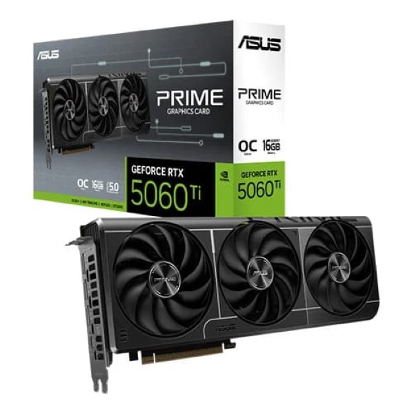 ASUS Prime RTX 5060TI OC 16GB GDDR7 Graphics Card