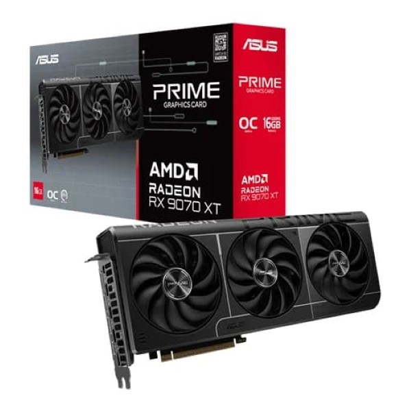 ASUS Prime RX 9070XT OC 16GB GDDR6 Graphics Card