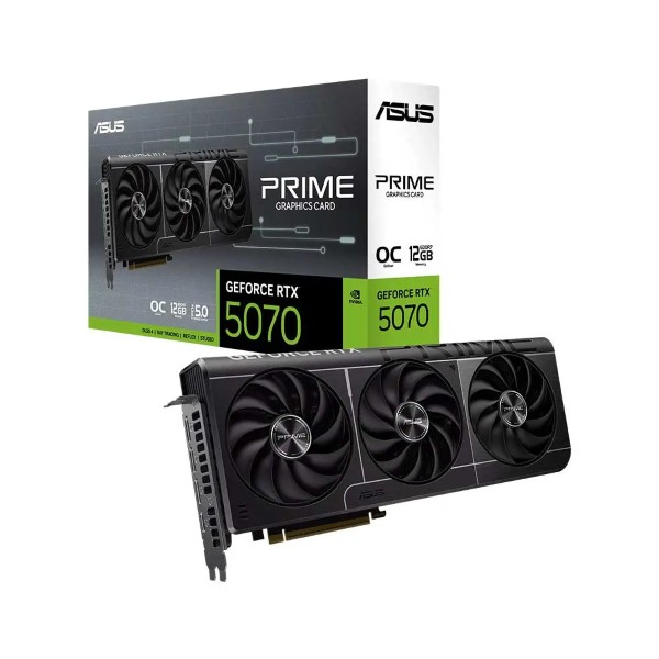 ASUS Prime RTX 5070 OC 12GB GDDR7 Graphics Card