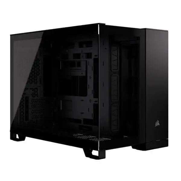 Corsair 2500X Airflow M-ATX Mini Tower Cabinet With Tempered Glass Side Panel (Black)