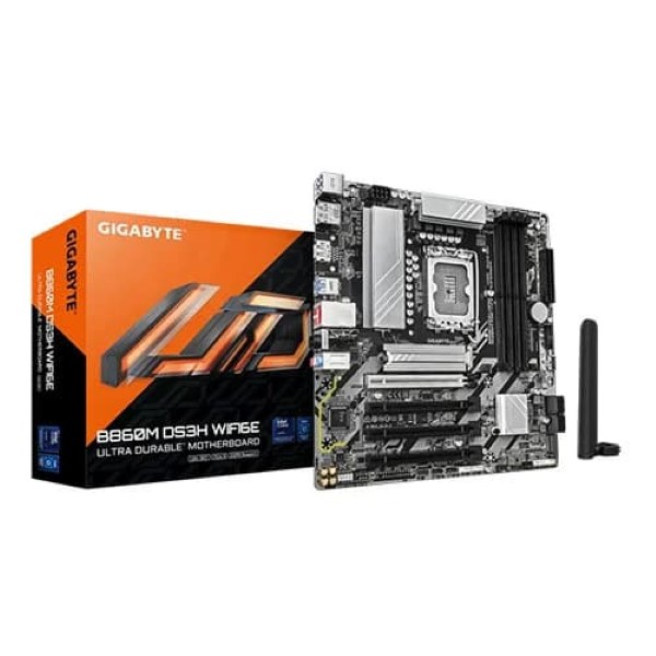 GIGABYTE B860M DS3H WIFI6E M-ATX DDR5 Motherboard