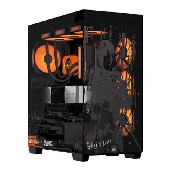 CORSAIR 3500X Call of Duty OPS 6 Edition E-ATX Mid Tower Cabinet With tempered Glass Panel Black