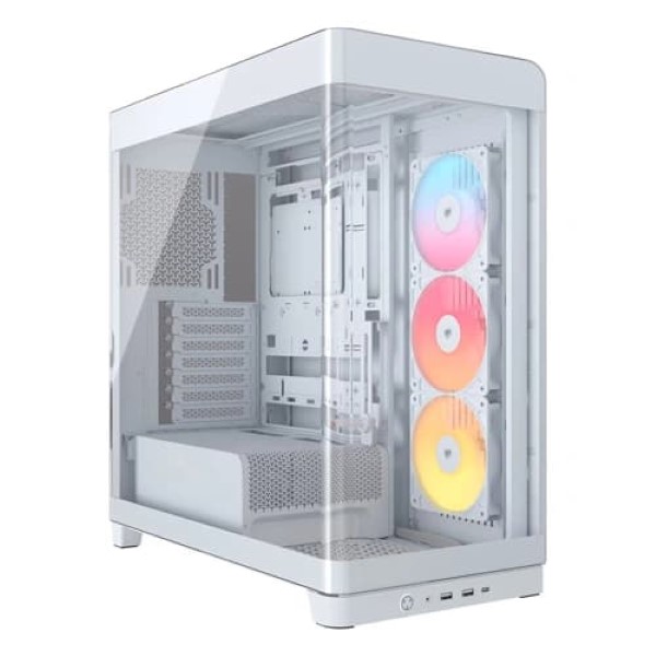 Corsair Frame 4500X RS-R ARGB Panoramic Glass E-ATX Mid Tower Cabinet White