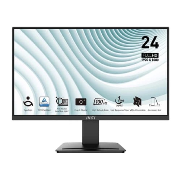 MSI Pro MP2412 24-Inch 100hz 1ms VA Panel Business Monitor