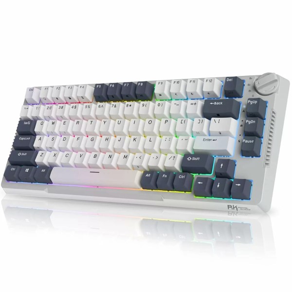 Royal Kludge RK H81 White Night (Blue Switch) Mechanical Wireless Gaming Keyboard