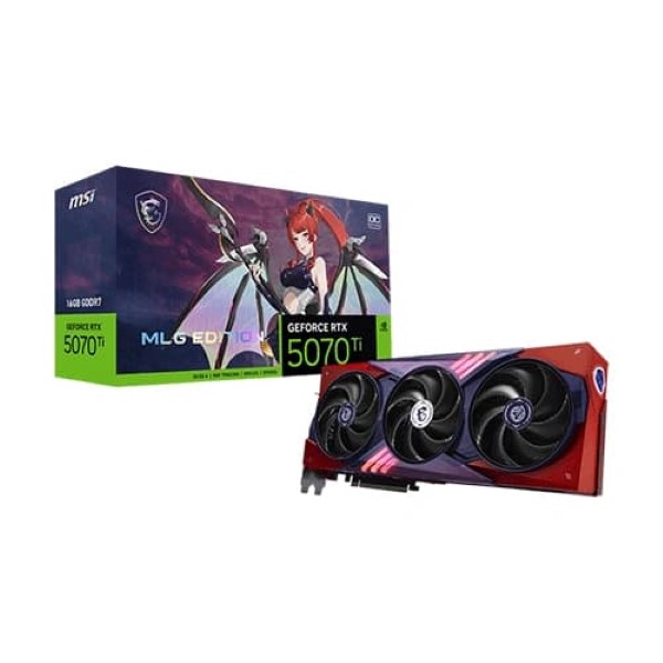 MSI GeForce RTX 5070 TI 16G MLG Edition OC 16GB GDDR7 Graphics Card