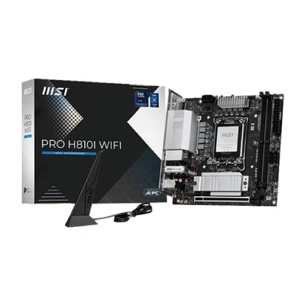 MSI Pro H810I WiFi7 DDR5 Intel LGA1851 M-ITX Motherboard