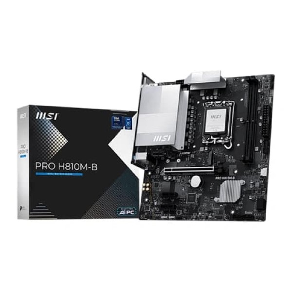 MSI PRO H810M-B DDR5 Intel LGA1851 M-ATX Motherboard
