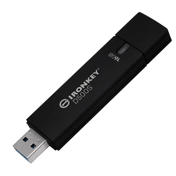 Kingston Iron key D500S 16GB Encrypted USB 3.2 Gen 1 Flash Drive