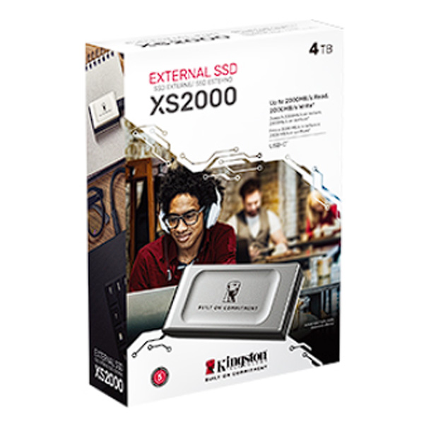 Kingston XS2000 4TB USB 3.2 Gen 2 External SSD