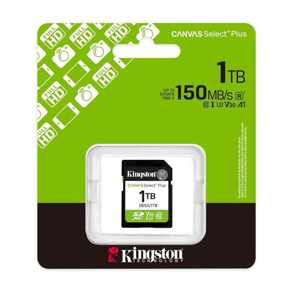 Kingston Canvas Select Plus 1TB SD Card