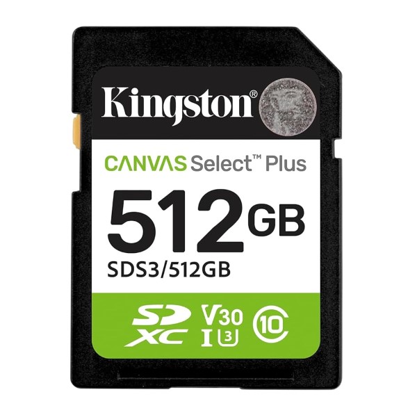 Kingston Canvas Select Plus 512GB SD Card