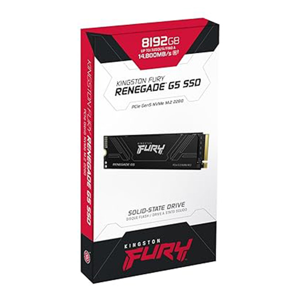 Kingston Fury Renegade G5 8TB PCIe 5.0 NVME M.2 GEN5 Internal SSD