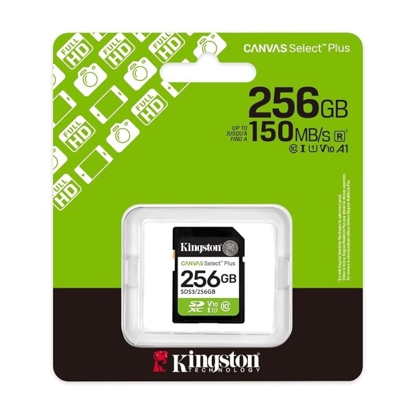 Kingston Canvas Select Plus 256GB SD Card