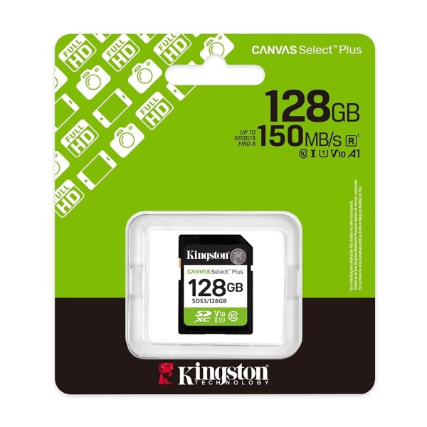Kingston Canvas Select Plus 128GB SD Card